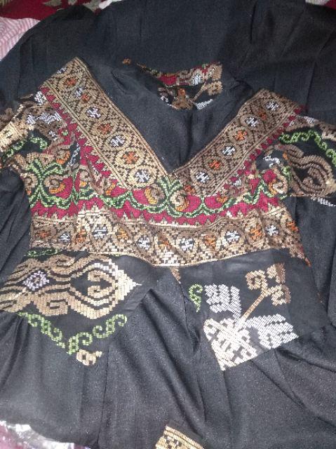 Wou Batik Belvania Family Batik Couple Maura Couple - Sania Ruffle Batik Couple Ori Ndoro - Kg029