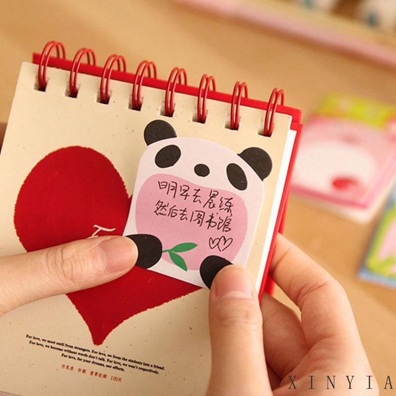 Xia.id Buku Memo / Notebook / Catatan Motif Kartun Panda Lucu Untuk Stationery Kantor