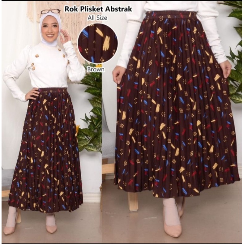 GS-ROK PLISKET MOTIF YEJIN TERLARIS / ROK PLISKET PANJANG / ROK PLISKET MUSLIM / ROK MAXY