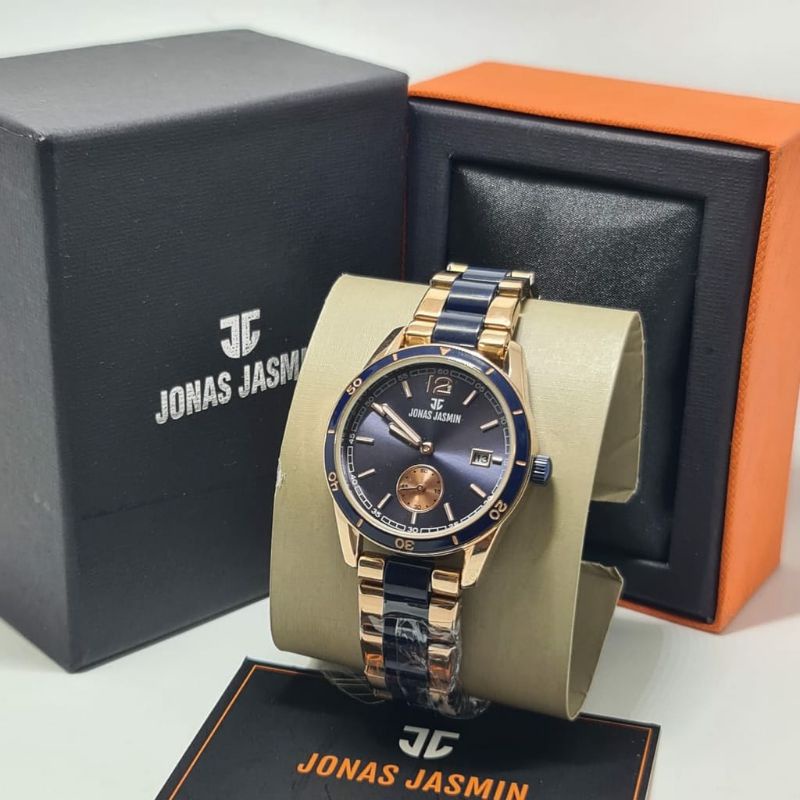 Jam Tangan Jonas Jasmin Chronograph Kasual Fashion Bisa COD