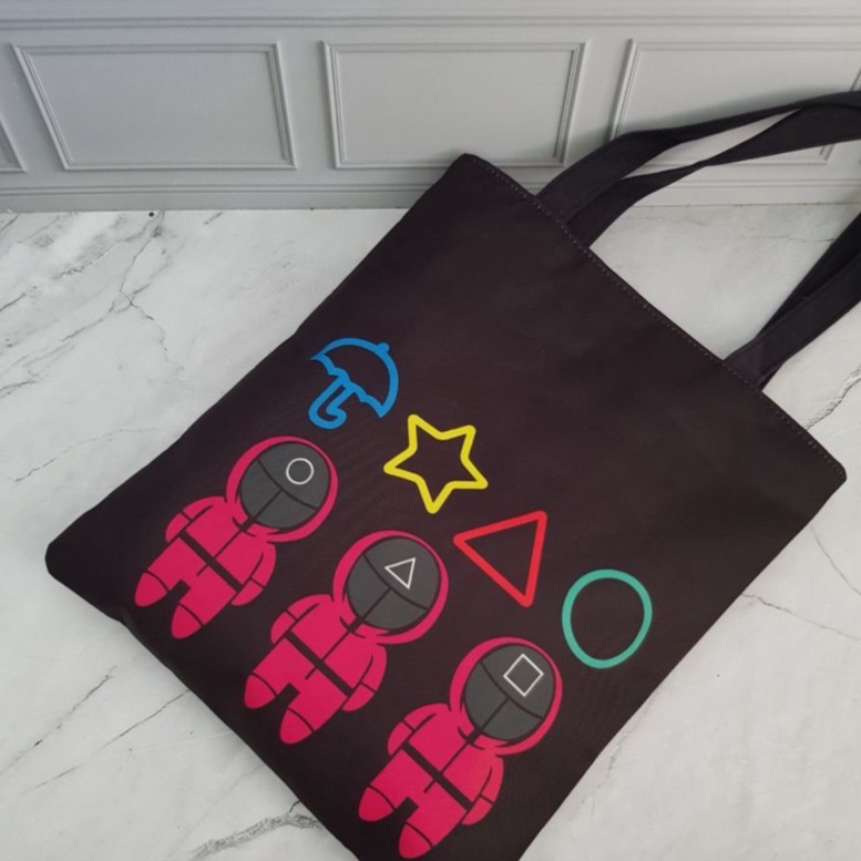 Tas TOTE BAG SQUID GAME RESLETING