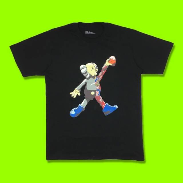 T-SHIRT KAWS INSIDE OUT JORDAN BLACK PERFECT HIGH 1:1 MIRROR QUALITY