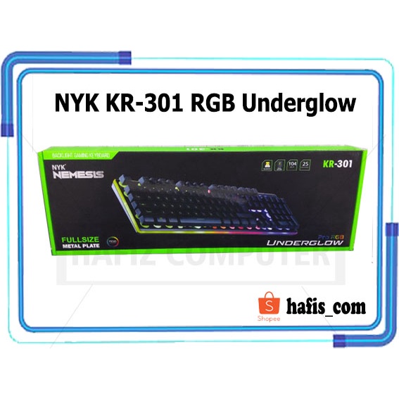 NYK KR-301 RGB Underglow Gaming Keyboard