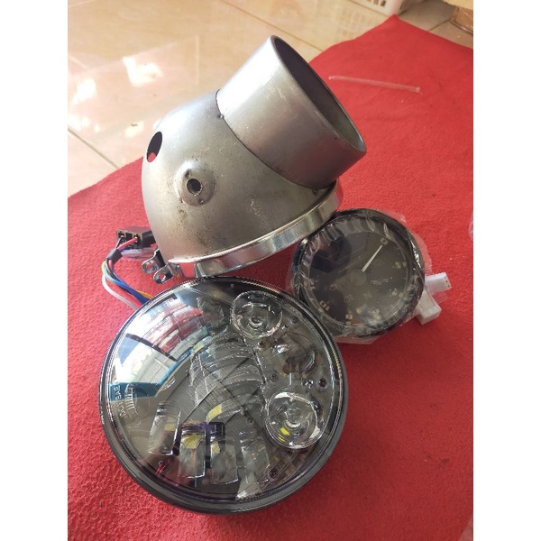 batok YL set spido babon dan daymaker 5 inchi 16 LED versi terbaik