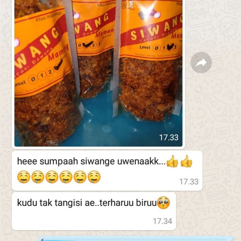 BAWANG GORENG SIWANG KRIUK PEDAS/SIWANG TERASI BAWANG MAMANG/BAGOR