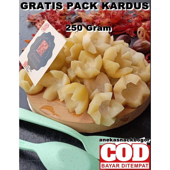 

Makanan Ringan Sehat Manisan Buah Pala Basah 250 Gram