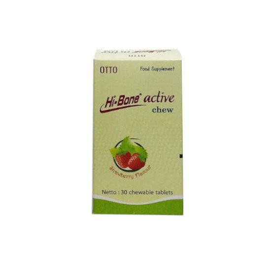 HI-BONE ACTIVE STRAWBERRY 30 TABLET | Shopee Indonesia