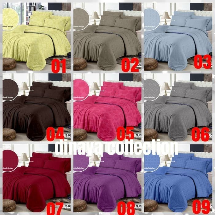 Ds011Fs Kain Bahan Sprei Meteran Katun Jepang Embos Polos Ukir F05D20