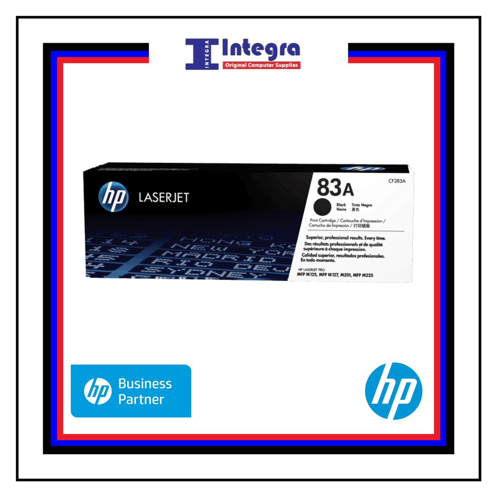 Toner HP 83A Black Original LaserJet Cartridge - CF283A