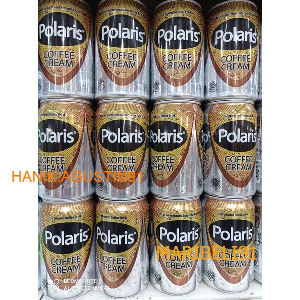 

Polaris Coffe Cream Can 330Ml / Minuman Soda Coffe Cream Polaris Kaleng 330Ml MB91