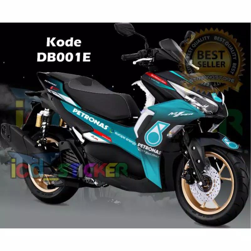 Decal New Yamaha Aerox155 Petronas Elegant