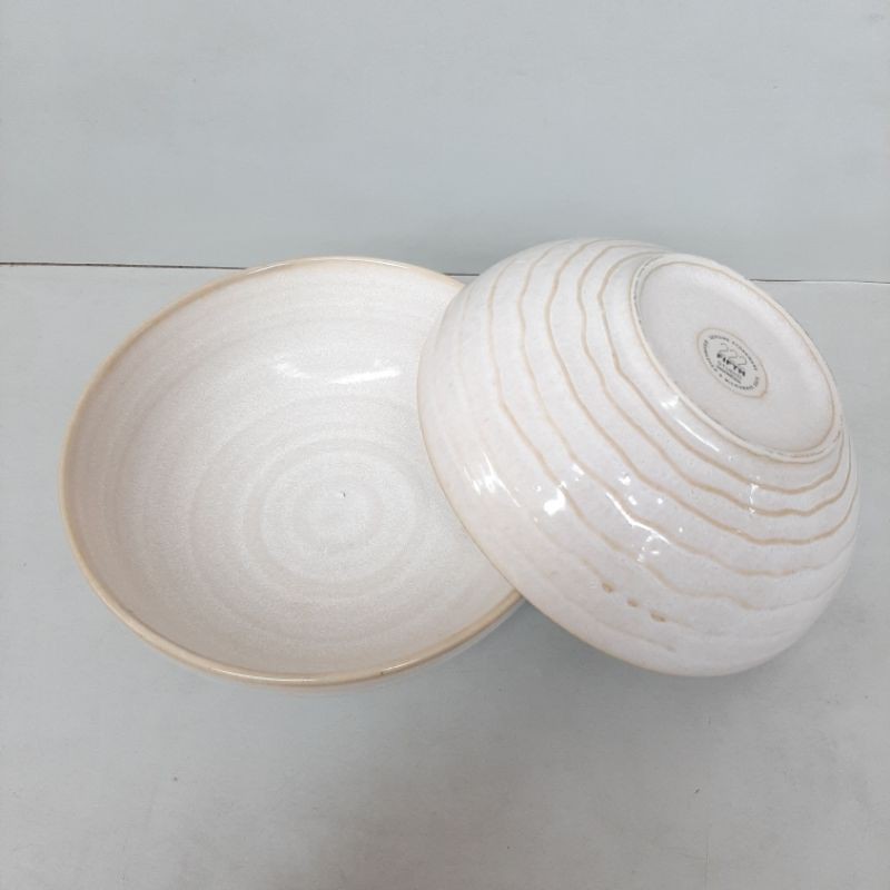 Mangkok Rustic Ulir/Piring sango/piring cantik