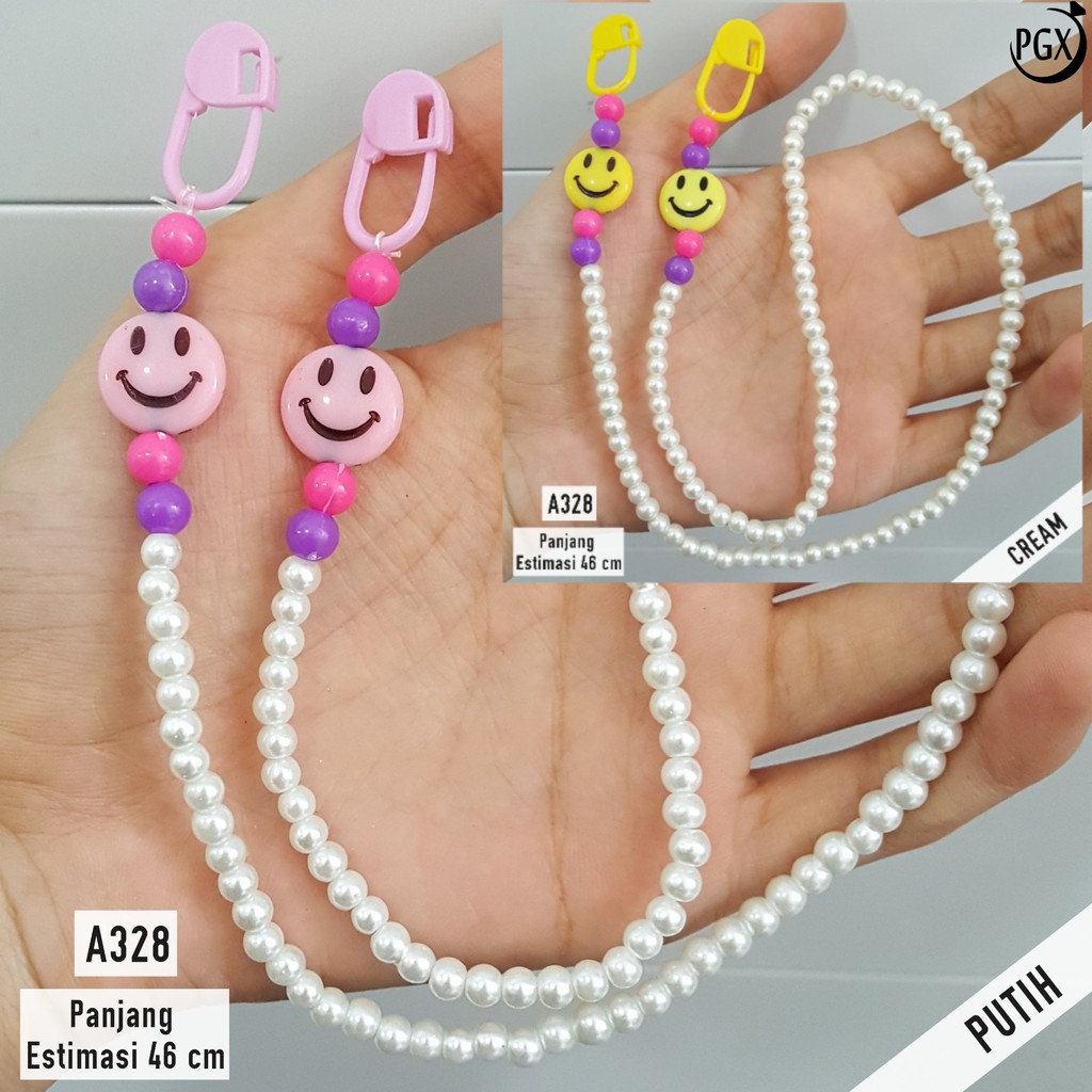 PGX Strap Masker Anak Mutiara - Kalung Masker Anak - Tali Masker Anak A328