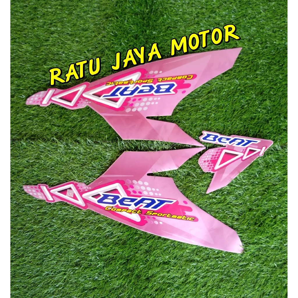 Striping Sticker honda beat Lama Karbu 2012 Warna Pink