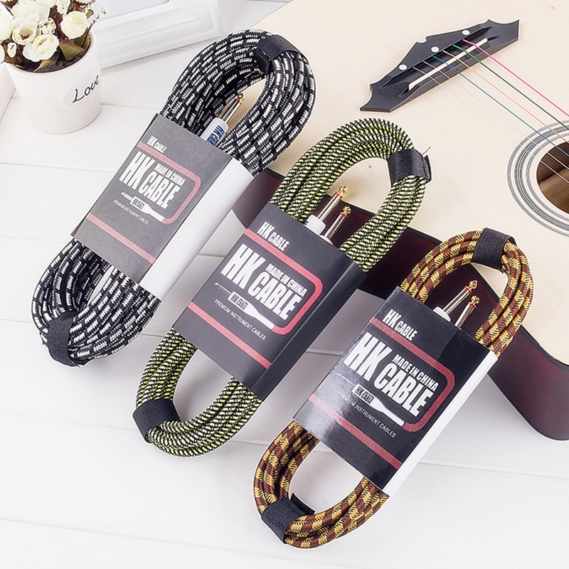 ⭐ready⭐ Kabel Gitar Listrik / Kabel Kawat / Kabel Bass Terlindung Untuk Amplifier Aksesori