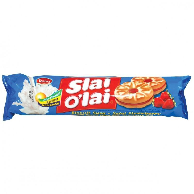 

ROMA BISCUIT SLAI O'LAI STRAWBERRY 128GR - Farmers Market