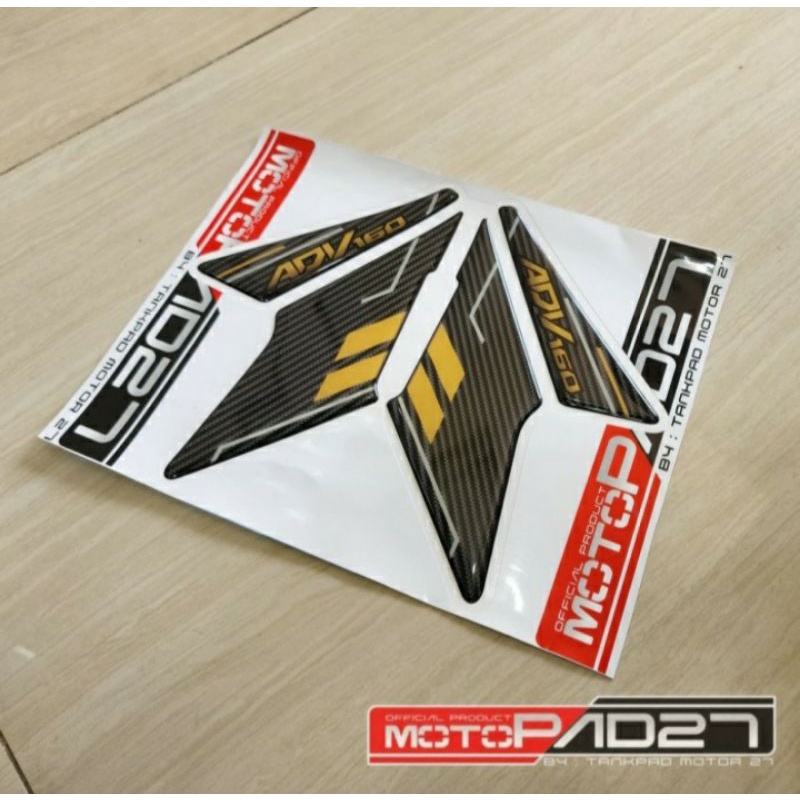 Stiker footstep ADV 160 bahan resin Original