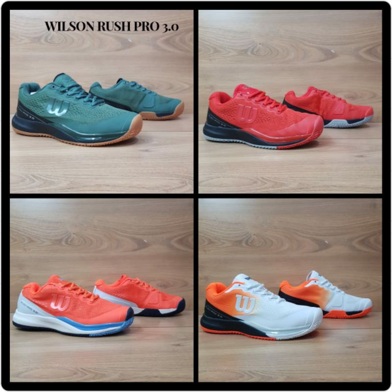 Sepatu Tenis Pria Wilson Rush Pro 3.0/Sepatu Tenis,Running