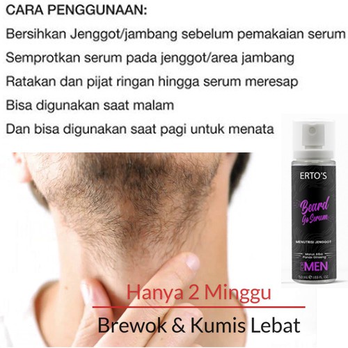 [COD] BEARD GO SERUM Ampuh Menumbuhkan dan Menutrisi Jenggot &amp; Jambang hanya dalam 2 Minggu I BPOM