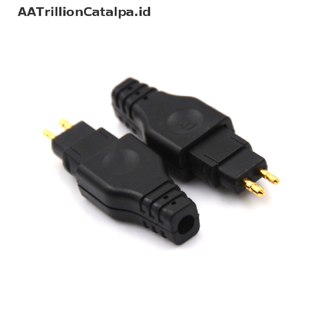 1 Pasang Konektor Mini Plug Lapis Emas Hitam HD650 HD600 HD565 HD580