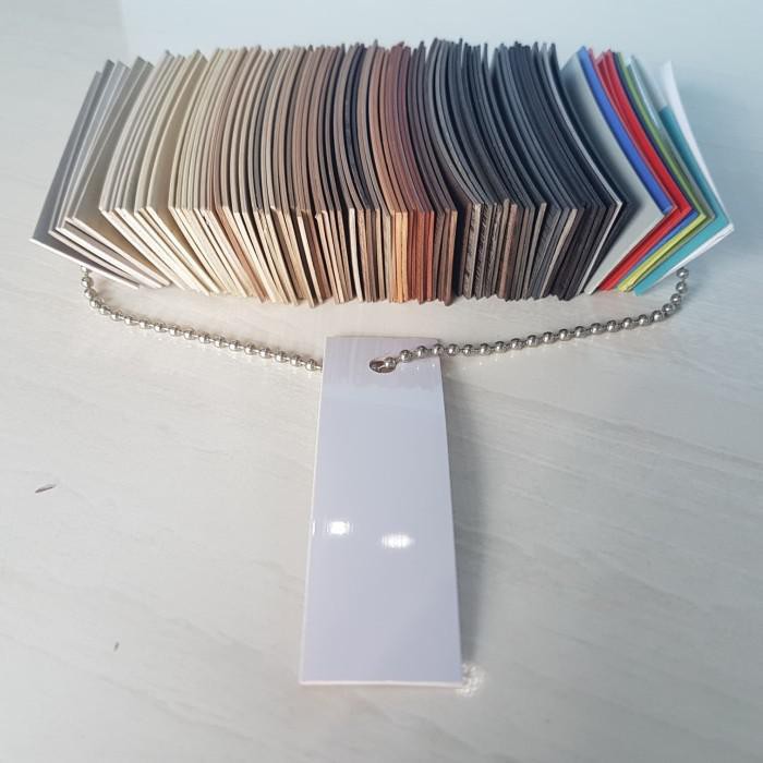 Taco Edging Hpl 002-G PUTIH KILAP / WHITE GLOSS Lebar 42mm x Tebal 1mm