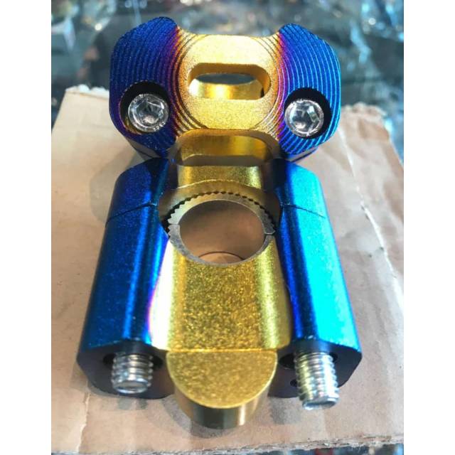 RAISER PENINGGI STANG FATBAR PCX-VIXION-BYSON-CB150-VERZA-RX KING-KLX DLL TWO TONE