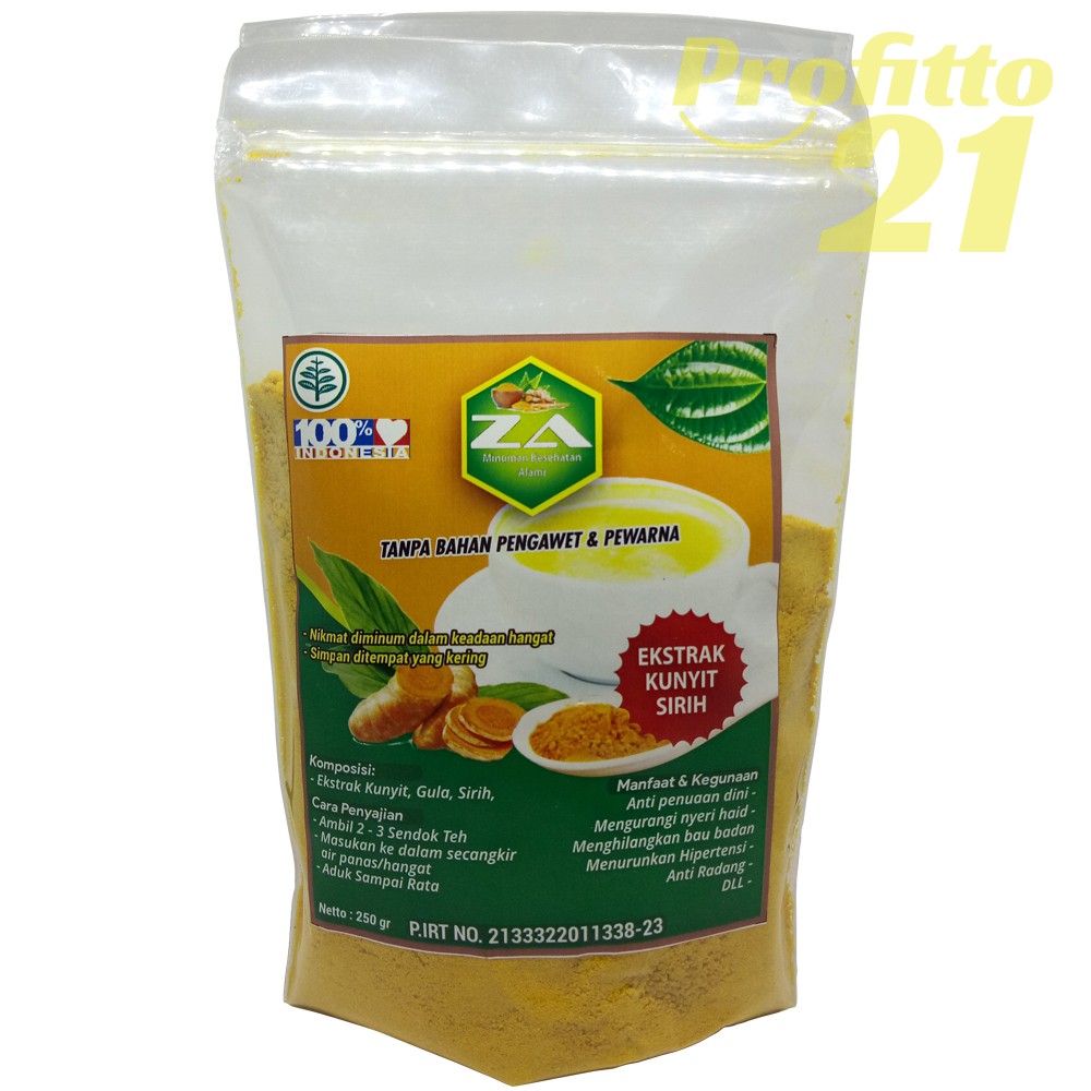 

Kunyit Sirih Bubuk Instan 250gr Serbuk Minuman Herbal