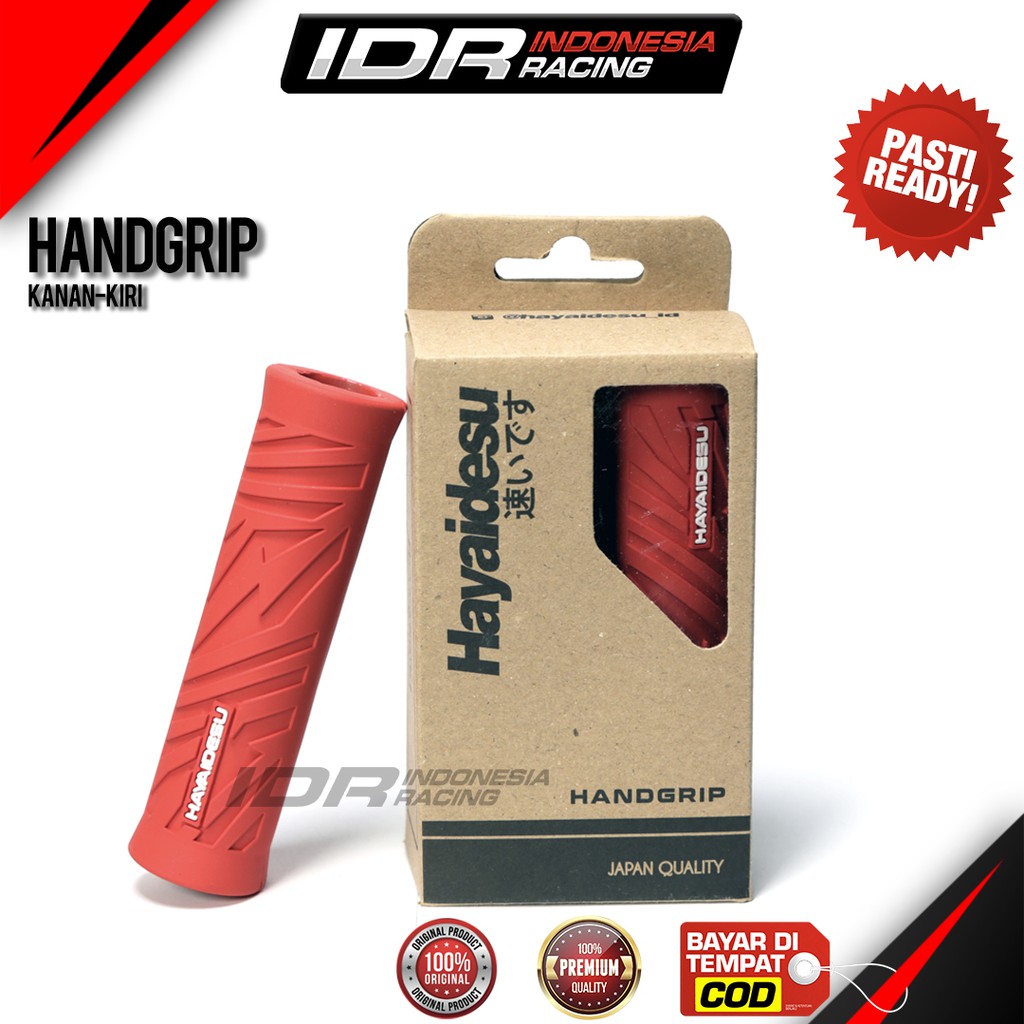 Handfat Handgrip Grip Hayaidesu Storm Stang Sarung Gas Universal Original Nmax Pcx Adv Vario Aerox Xmax Beat Scoopy Mio