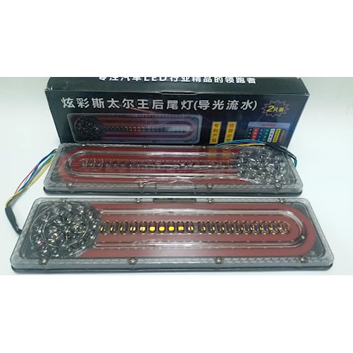 Lampu Variasi LED Stop lamp Light Stoplamp Led Belakang Sein Running Aksesoris Mobil Truk Universal Terbaru 2D 24 Volt