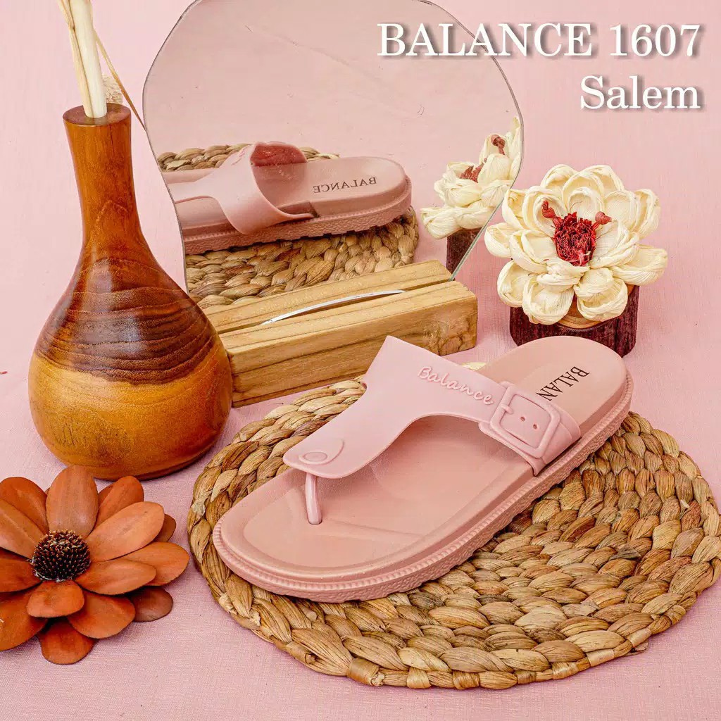 Balance 1607 K2 Sandal Jepit Casual Jelly Import Original Empuk Lentur Gaul Nice Obral Diskon Grosir