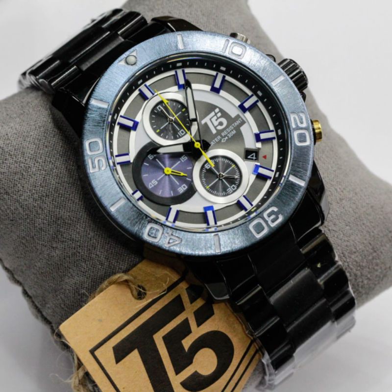 Jam tangan pria T5 H3755 original CRONO AKTIF