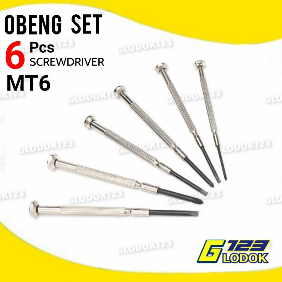 Obeng Jam 6 Pcs Obeng Set