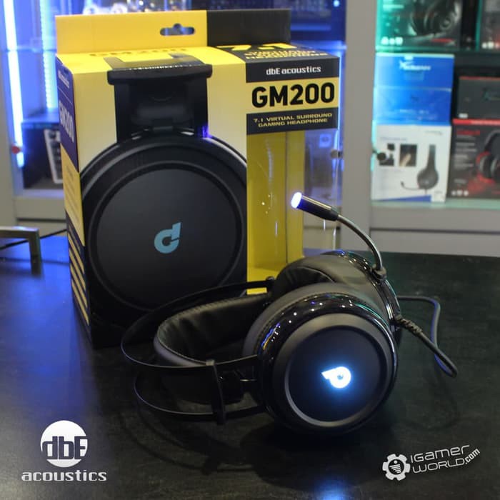 DBE GM200 USB 7.1 Surround Headset Gaming