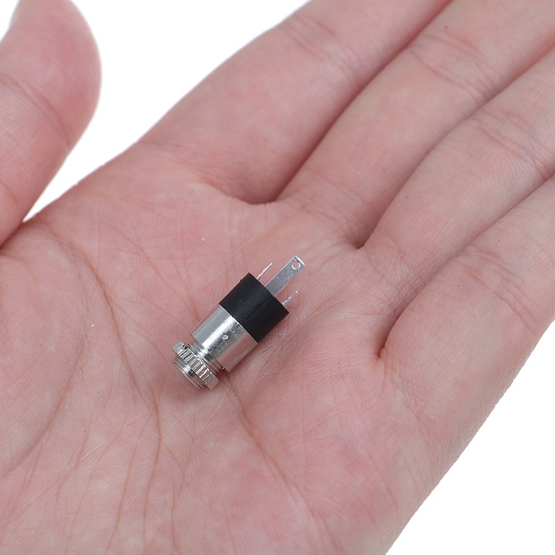 5Pcs pj392 Soket Jack Konektor Audio Stereo 3.5mm Warna Silver