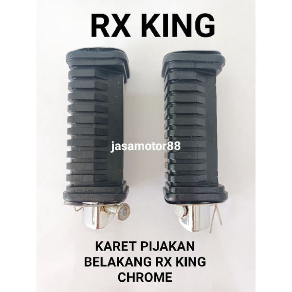 KARET PIJAKAN BELAKANG RX KING CHROME KILAT harga sepasang