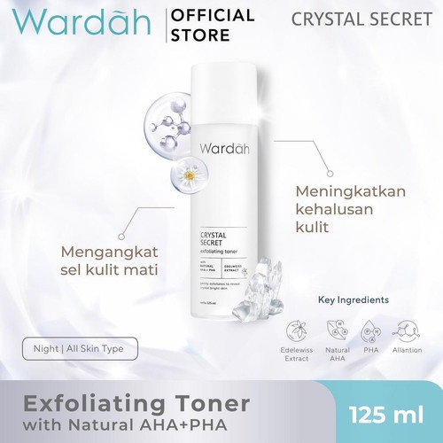 Wardah Crystal Secret Exfoliating Toner 125ml