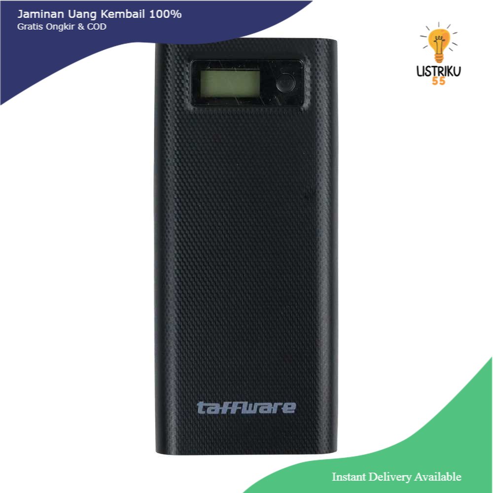 Taffware DIY Power Bank Case USB Type C Dual Output &amp; LCD 8x18650 C13