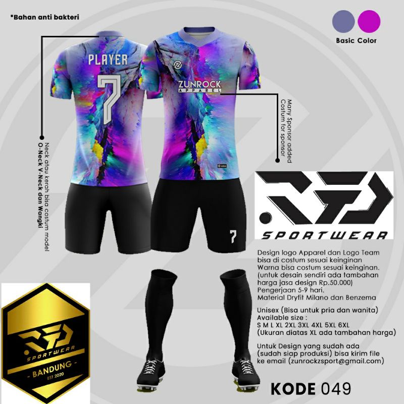 Jersey Custom/Stelan Futsal Printing/Jersey Printing