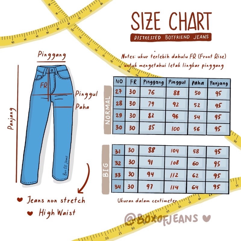 Boxofjeans - Distressed Boyfriend Jeans