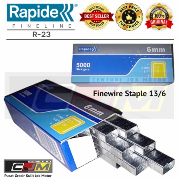 Dijual Isi Steples RAPIDE 136 6mm-Refill Stapler Gun Manual Rapide Ori Berkualitas
