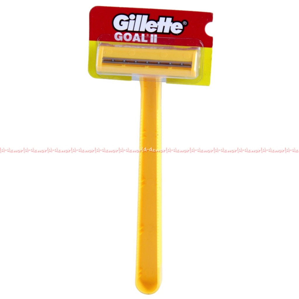 Gillette Goal II 2pcs Pisau Cukur Gilet Murah Kuning Gilette Goal 2 Gilete Gilette Shave Shaving