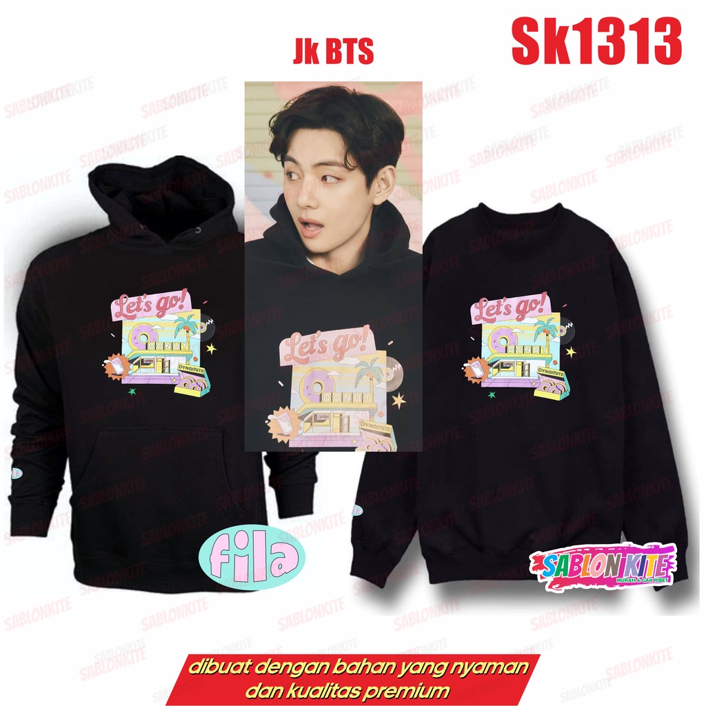 MURAH!!! SWEATER HOODIE TAEHYUNG V DYNAMITE SK1313 UNISEX FLEECE