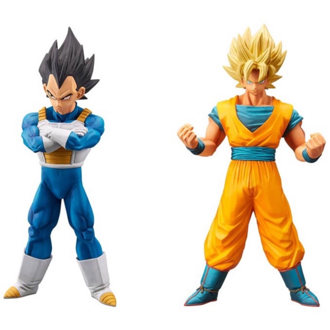 Figure Son Goku x Vegeta Anime Dragon Ball Z 17847 Burning Fighters Vol. 1 Original Banpresto