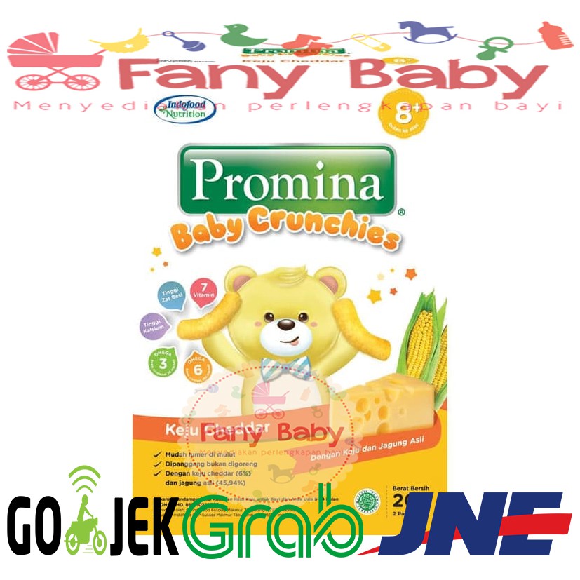 PROMINA BABY CRUNCHIES KEJU CHEDDAR 20GR