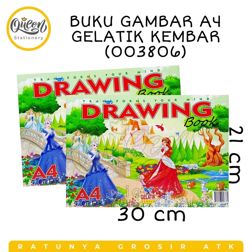 Jual BUKU GAMBAR A4 GELATIK KEMBAR / DRAWING BOOK / BUKU MENGGAMBAR