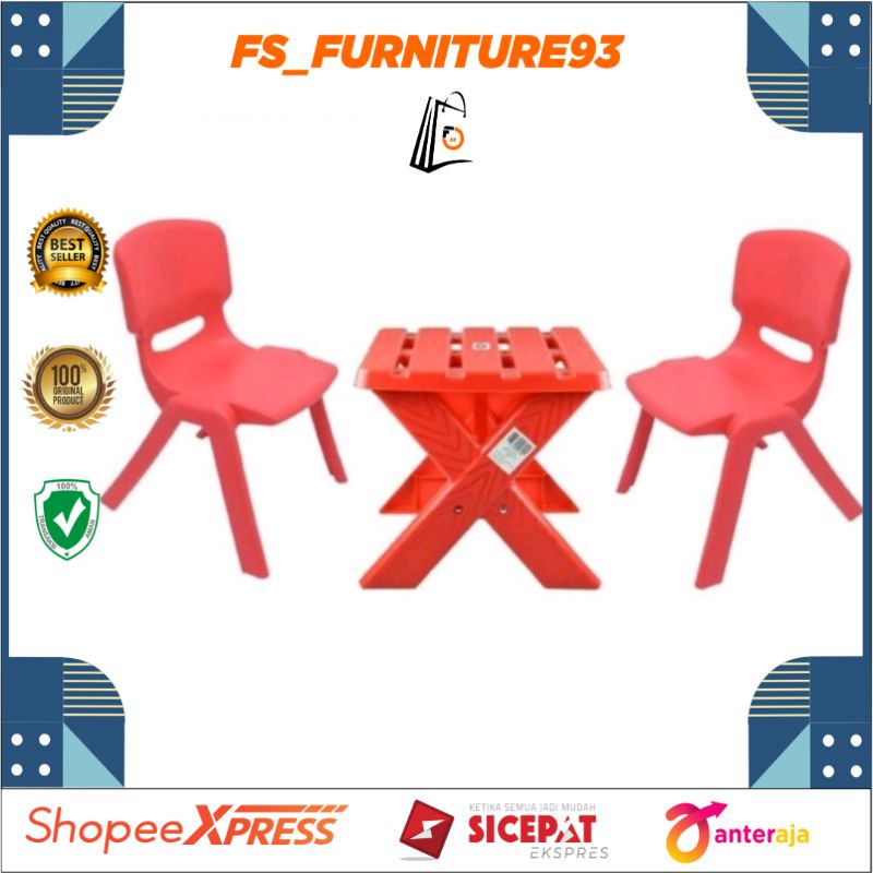 Set kursi meja anak/set kursi taman anak/set kursi TK/set kursi meja serbaguna/set kursi plastik/set