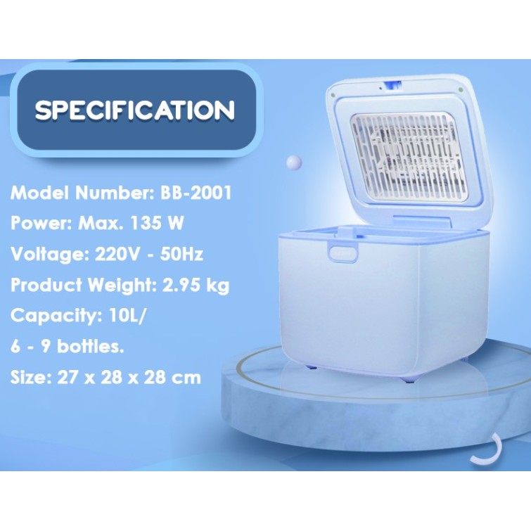 Babyhood Disinfectant Cabinet UV Sterilizer with Dryer / Baby Hood