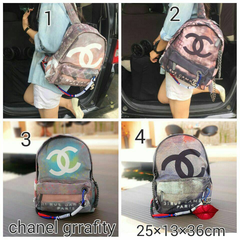 TAS RANSEL CHANEL GRAVITY KANVAS