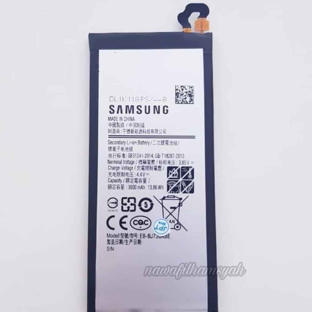 Baterai Original Samsung Galaxy J7 Pro SM J730F J730GM DS Batre Batrai