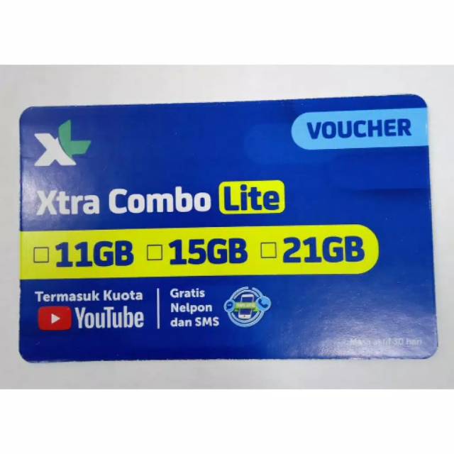 Voucher Kuota Data XL COMBO LITE 11GB